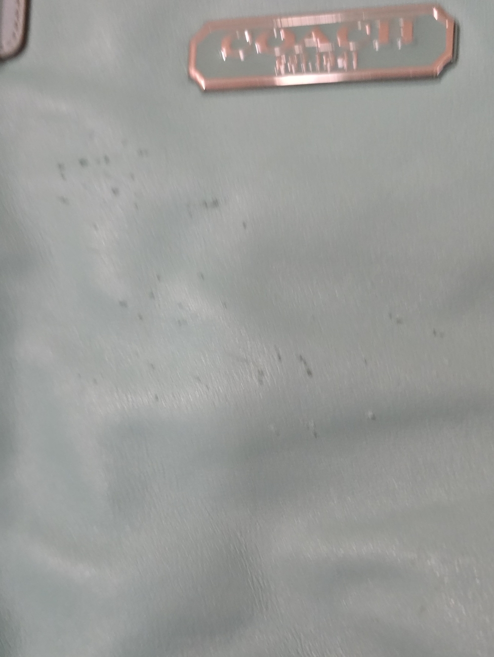 Rare Coach Leather Tote with Double Handles - Picture 9 of 9